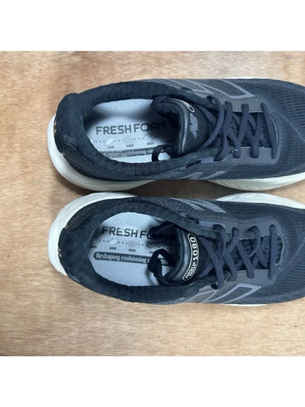 New Balance Fresh Foam x 1080v14 Womens Size 9 Black Running Shoes Sneakers